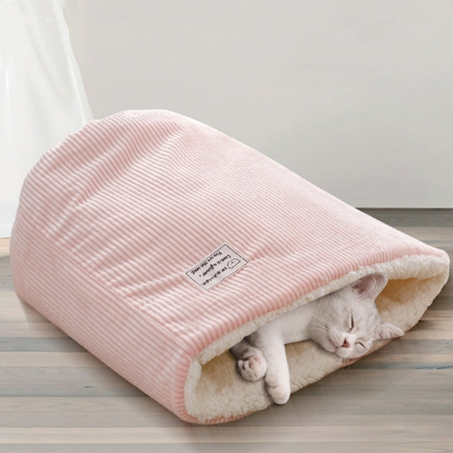 Soft Kitty Snooze Sleeping Bag - LifyPet
