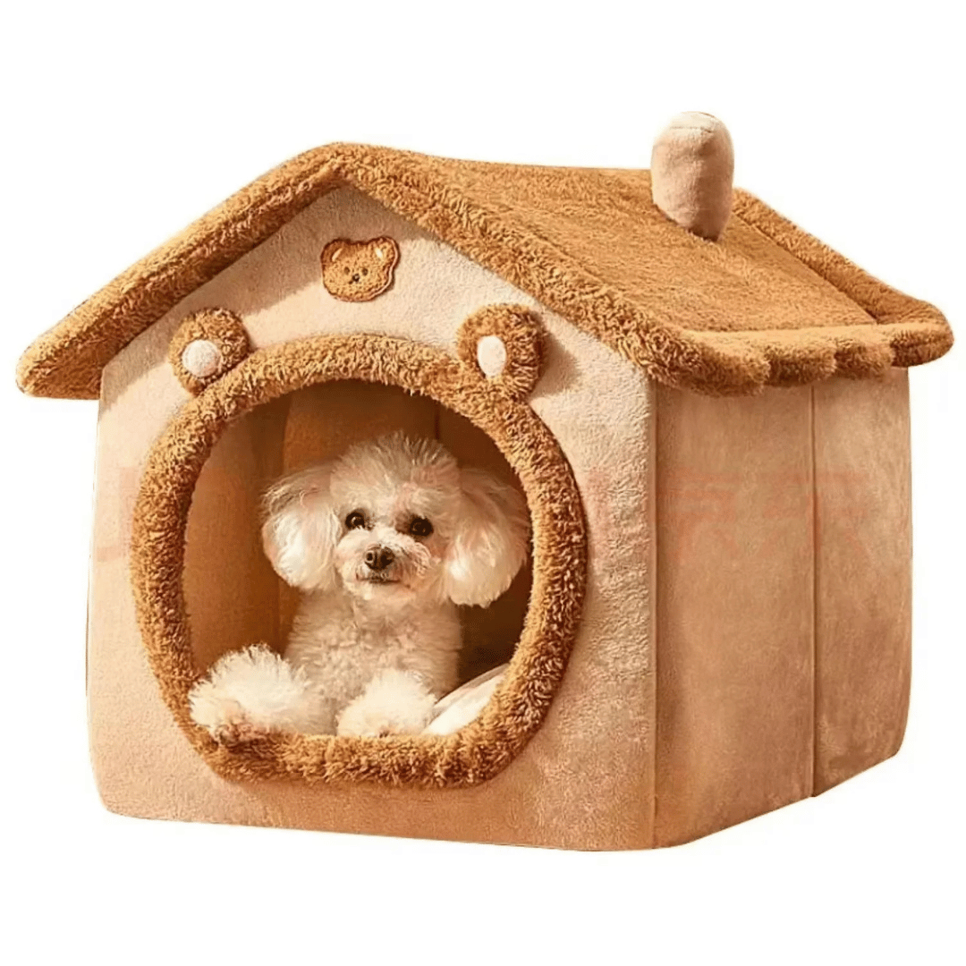 Cozy Pet House Bed for Cats and Small Dogs