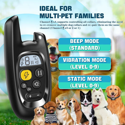 Adjustable Dog Training Collar for Effective Bark Control