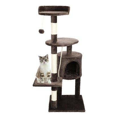 Tall Cat Tower with Hideaway & Scratch Post