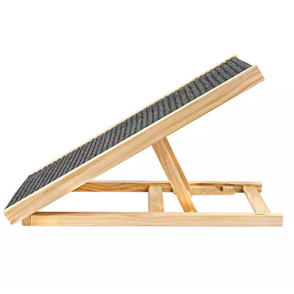 Adjustable Heights Dog Pet Ramp Foldable Stairs Non-Slip Ramp for Car Bed Sofa