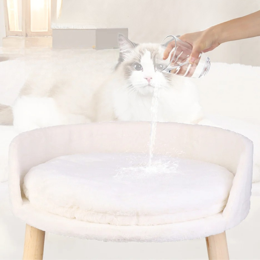 Comfy Round Pet Bed Cushion for Cats and Small Pets