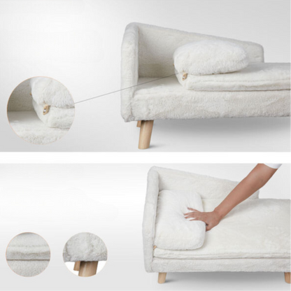 Cozy Orthopedic Pet Couch for Cats and Dogs