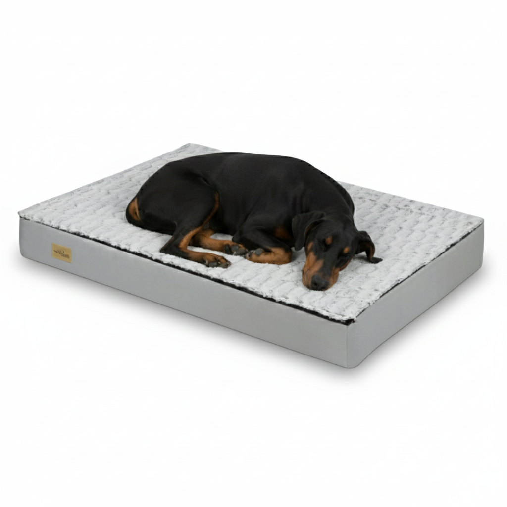 Comfortable Large Dog Bed Mattress with Soft Fleece Top