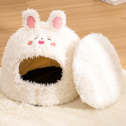 Cozy Pet Cat House Bed