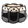 Portable Collapsible Pet Play Yard for Dogs & Cats