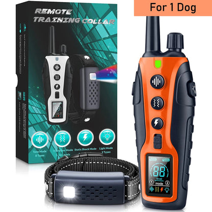Long Range Waterproof Dog Training Collar & Remote