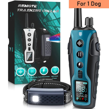 Long Range Waterproof Dog Training Collar & Remote