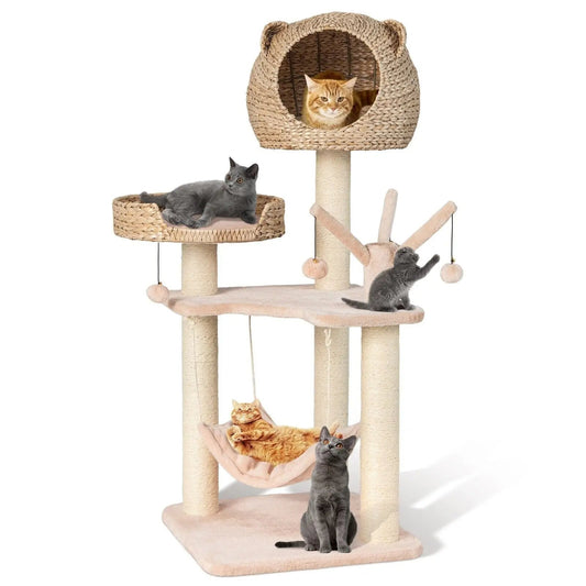 Cute Multi Level Cat Climber with Bed & Hideaway - LifyPet