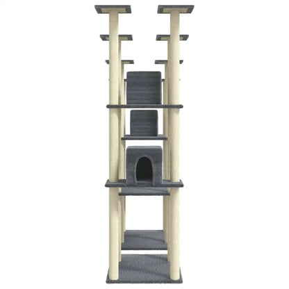 Large Cat Tower with Soft Houses, High Perches & Scratcher
