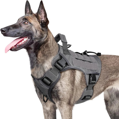 Durable Dog Vest Harness with Handle & Anti-Pull Clip