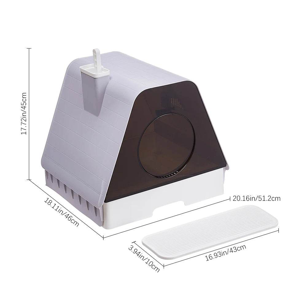 Easy Clean Hidden Cat Litter Box with Accessories