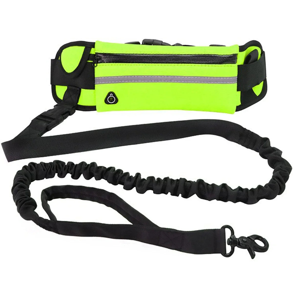 Hands-Free Running Belt with Phone Pocket & Water Bottle Holder