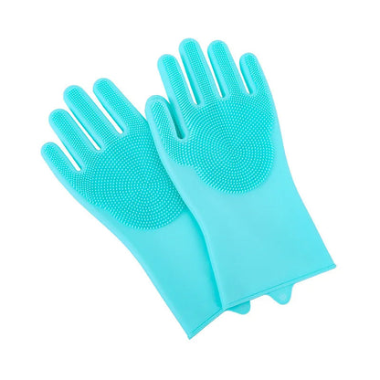 Waterproof Pet Bathing Gloves for Easy Grooming
