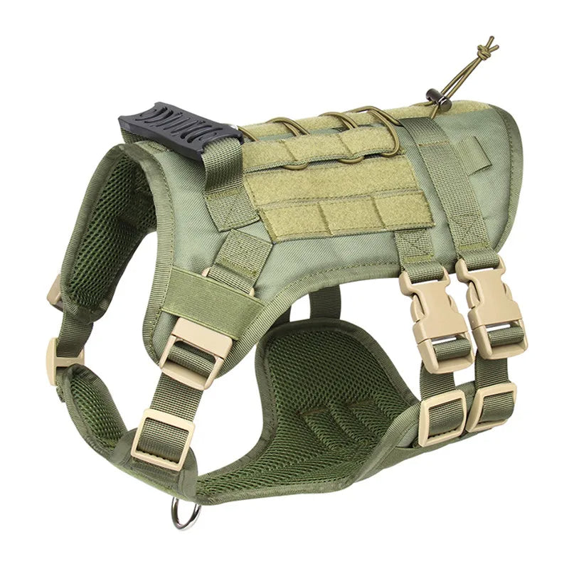 Durable Outdoor Dog Vest with Handle for Large Breeds