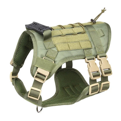 Durable Outdoor Dog Vest with Handle for Large Breeds