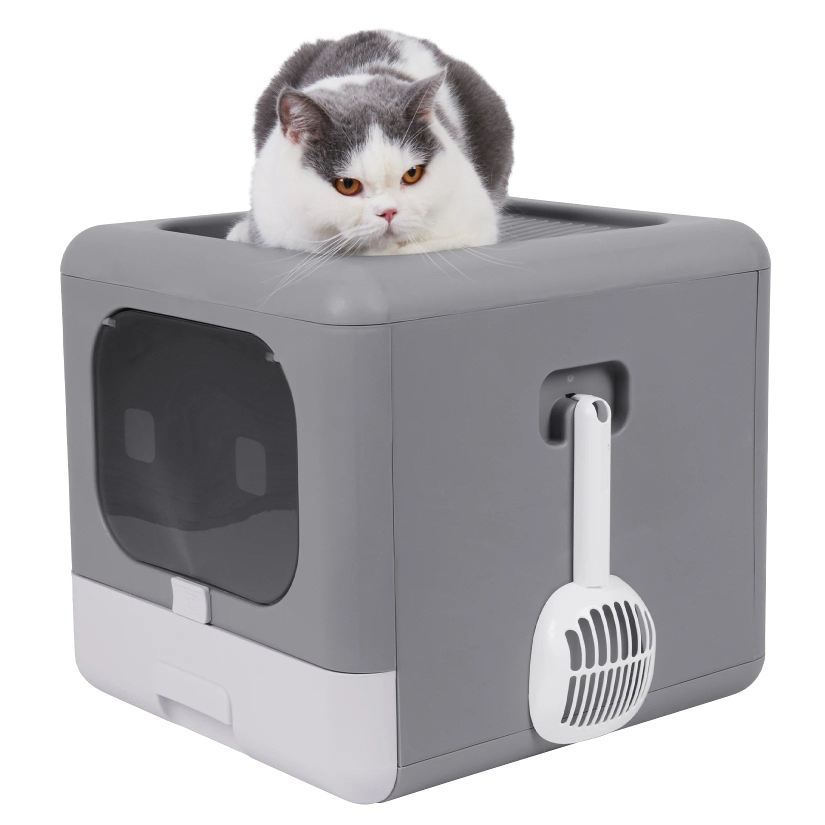 Easy Clean Hidden Cat Litter Box with Removable Tray - LifyPet