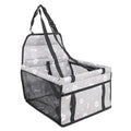 Secure Pet Car Carrier with Ventilated Mesh Panels