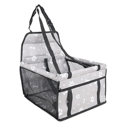 Secure Pet Car Carrier with Ventilated Mesh Panels