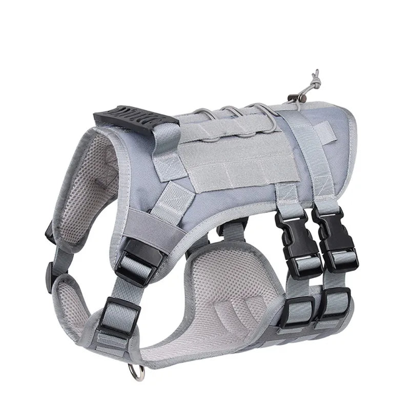 Durable Outdoor Dog Vest with Handle for Large Breeds