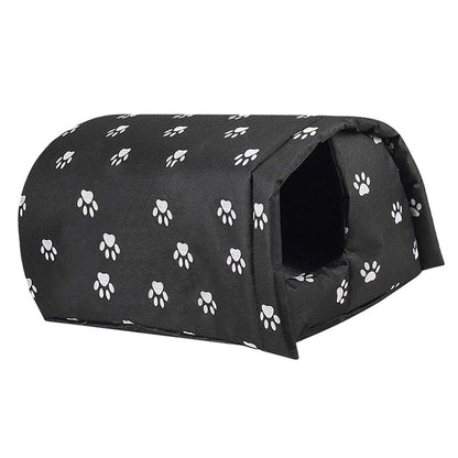 Warm Waterproof Cat Shelter for Winter
