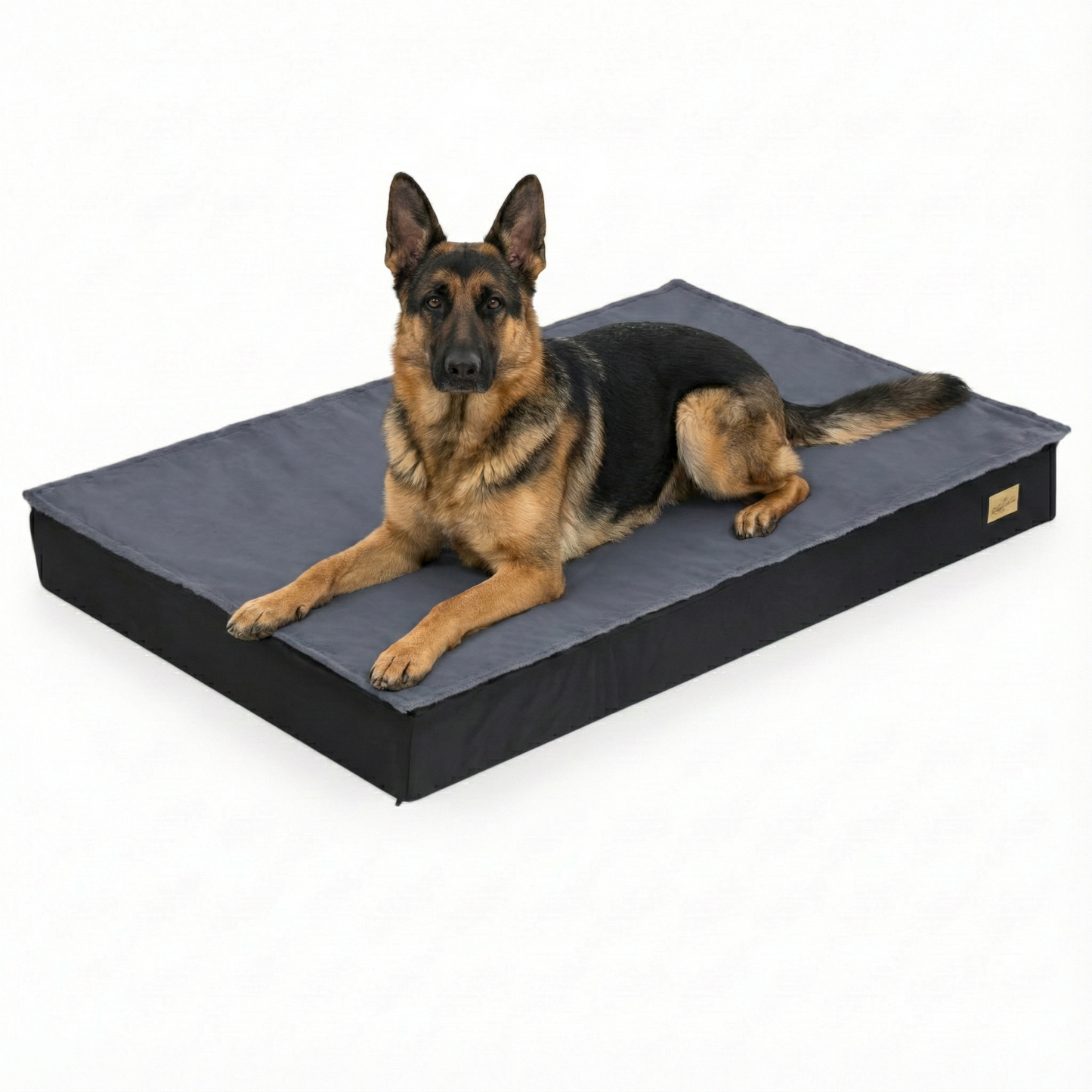 Large Plush Orthopedic Dog Bed Mattress with Comfort Cover