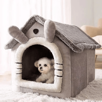Cozy Pet Hideaway Bed for Cats and Small Dogs