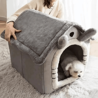Cozy Pet Hideaway Bed for Cats and Small Dogs