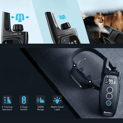 Effective Long Distance Dog Training Collar & Remote