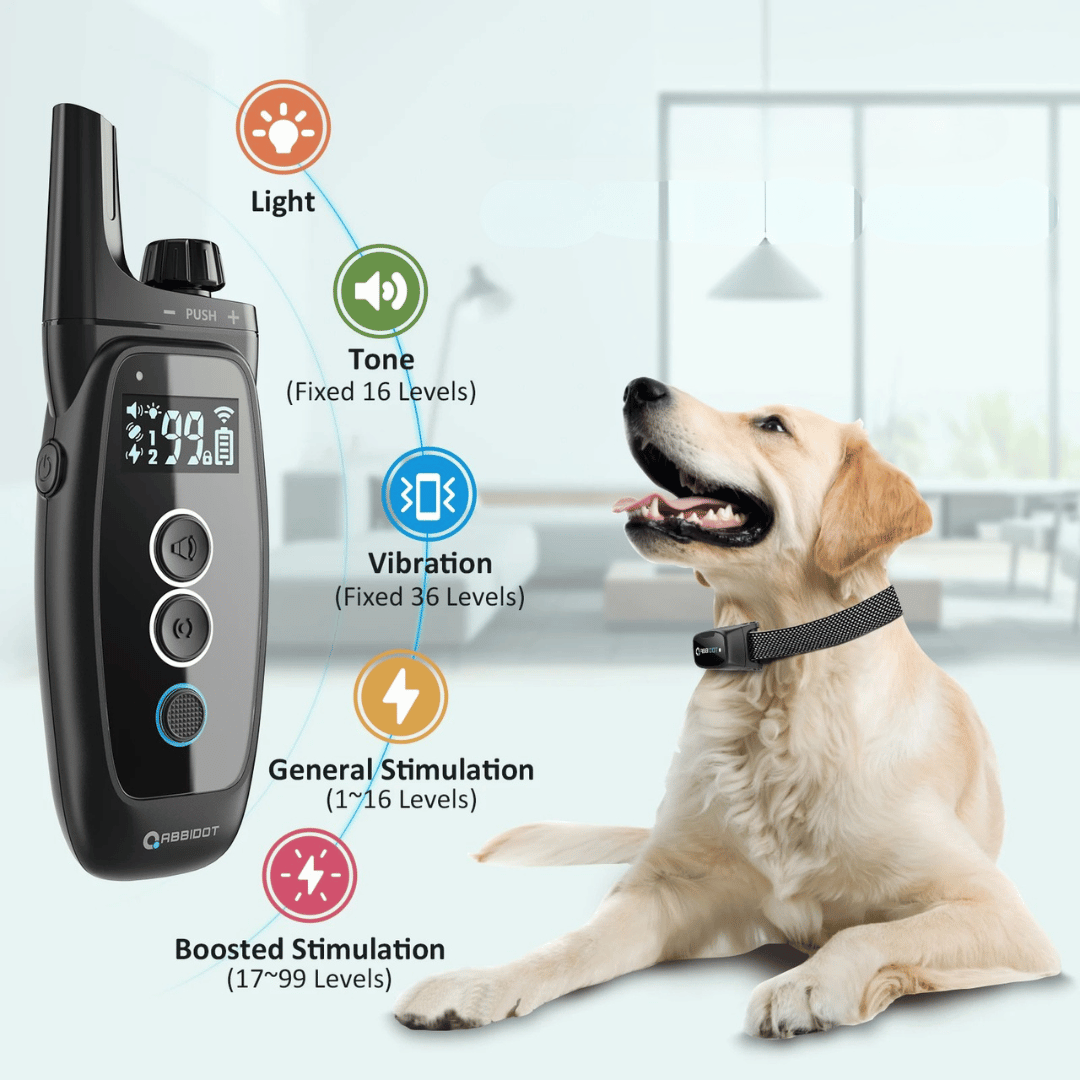 Effective Long Distance Dog Training Collar & Remote