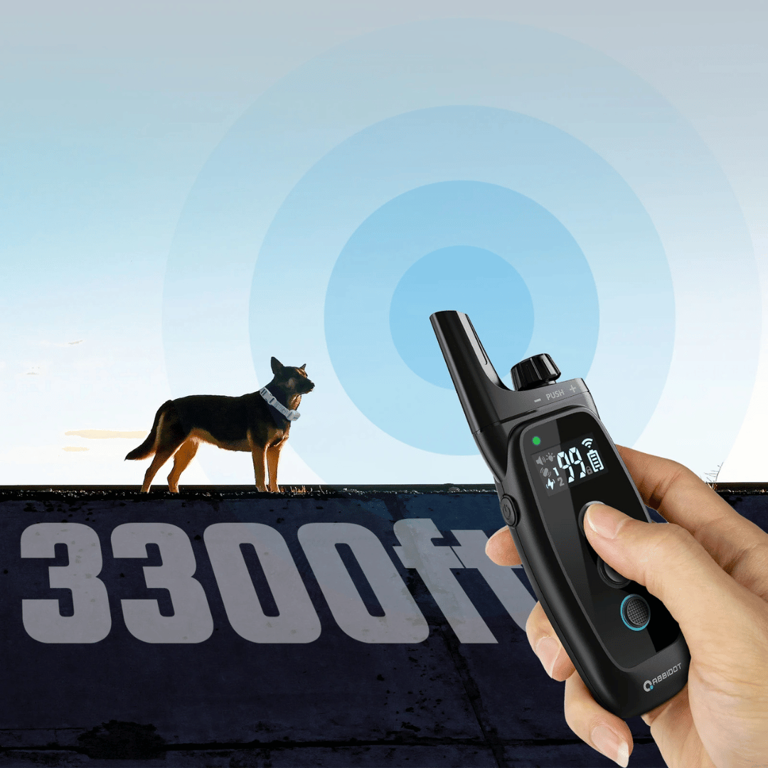 Effective Long Distance Dog Training Collar & Remote