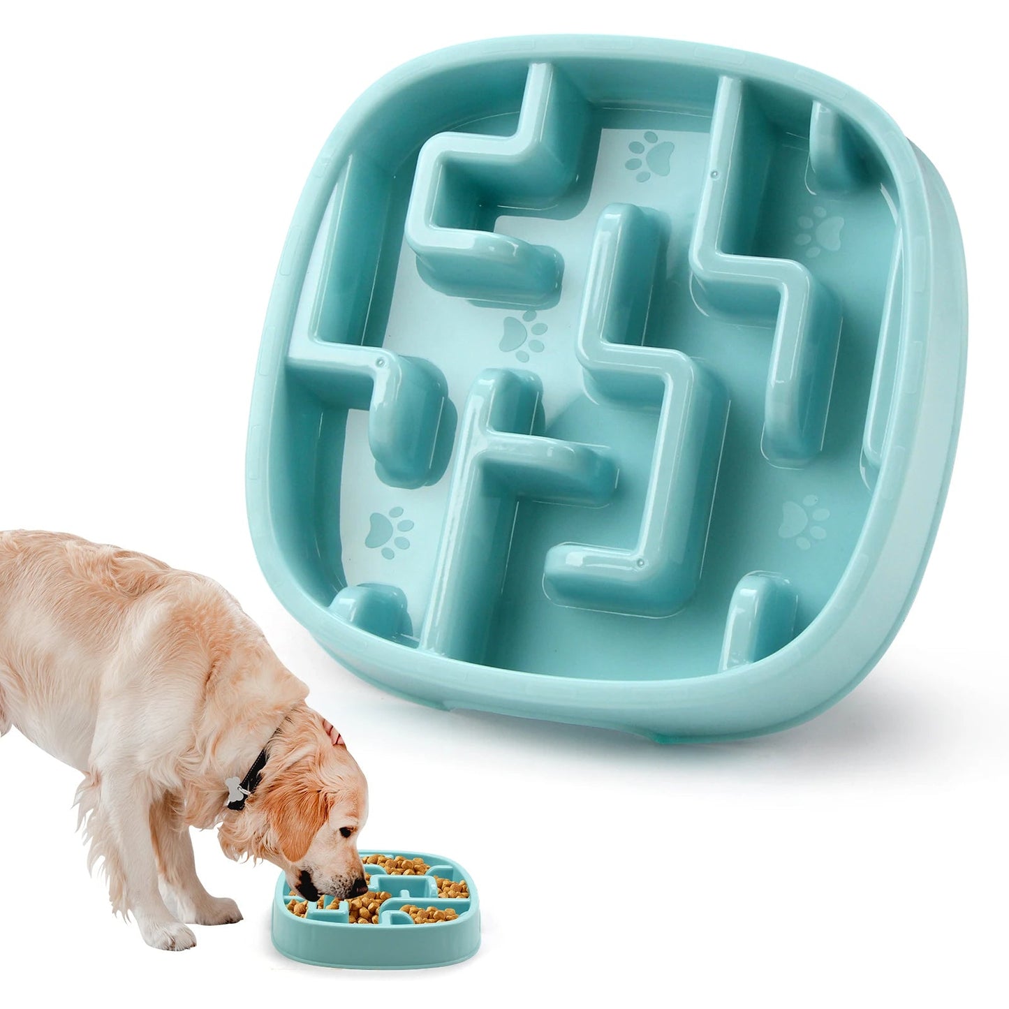 Interactive Fun Feeder Dog Bowl for Slow Eating