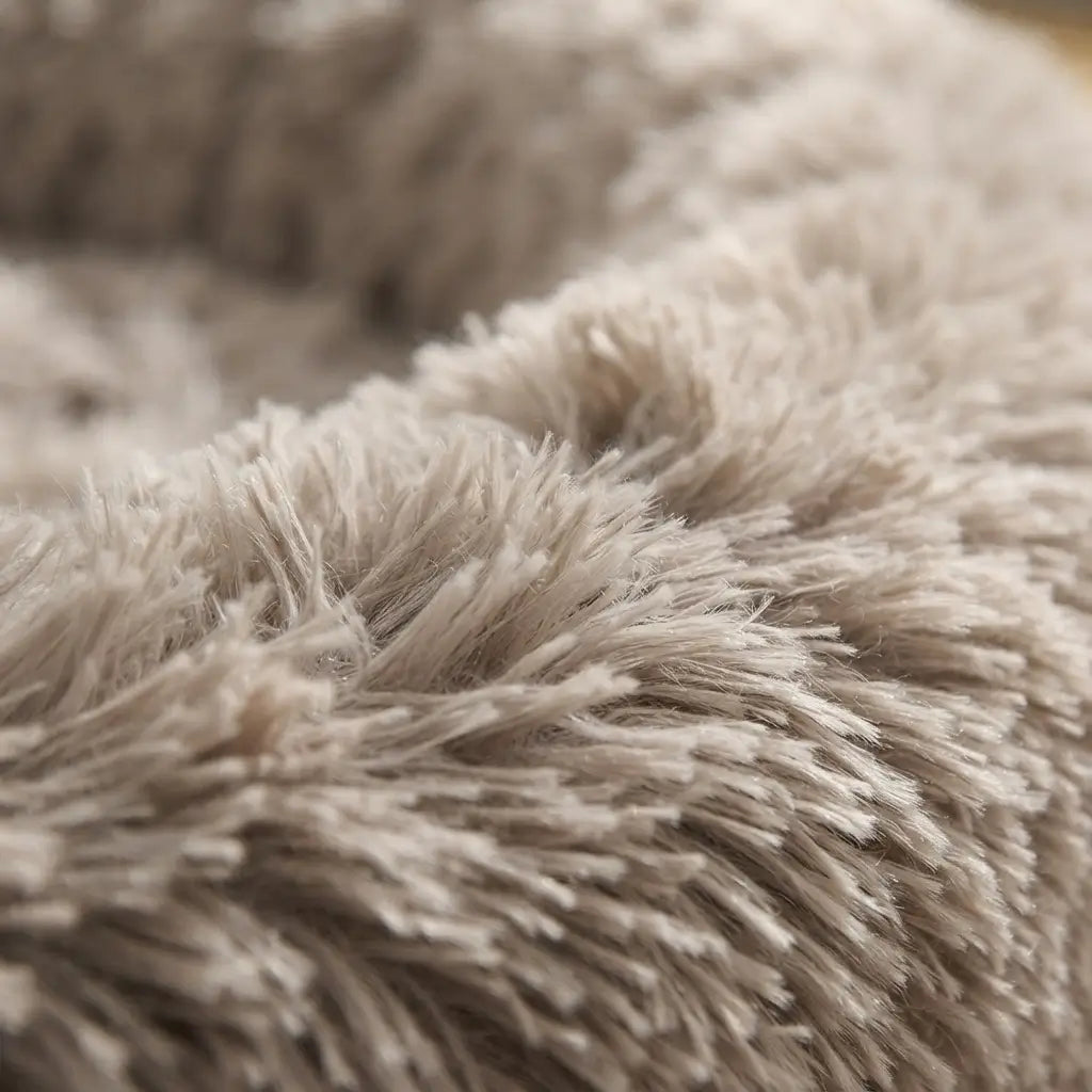 macro texture close-up of the faux fur