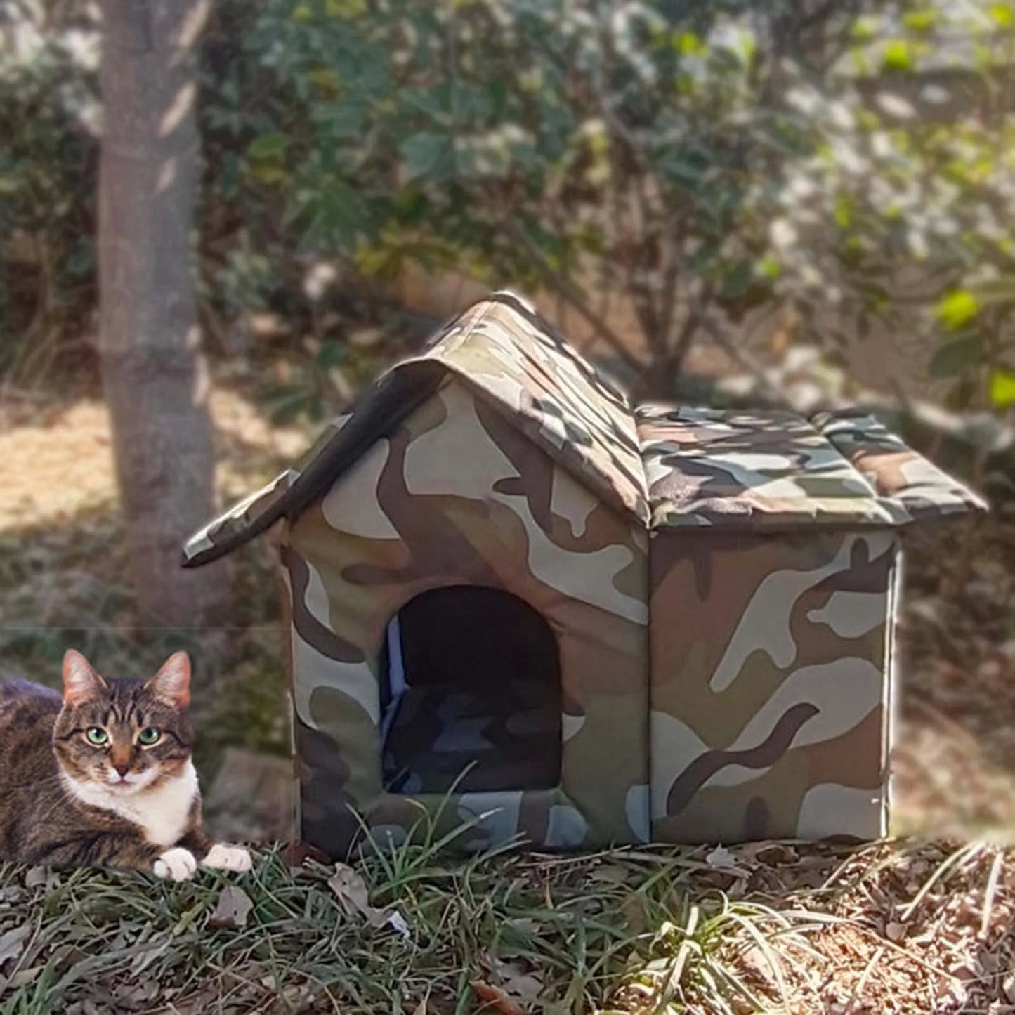 Cozy Waterproof Cat Shelter House