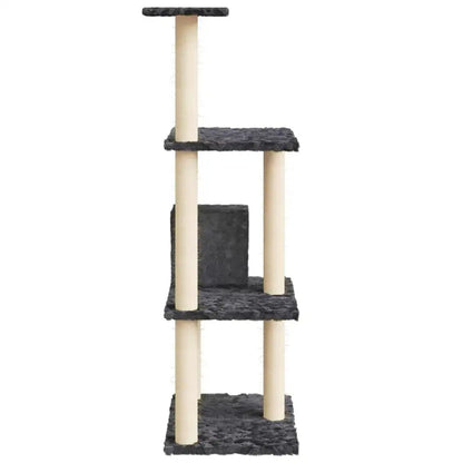 Tall Cat Tower with Soft Hideaway & Scratch Pads