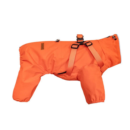 Waterproof Pet Coat with Built-In Dog Harness