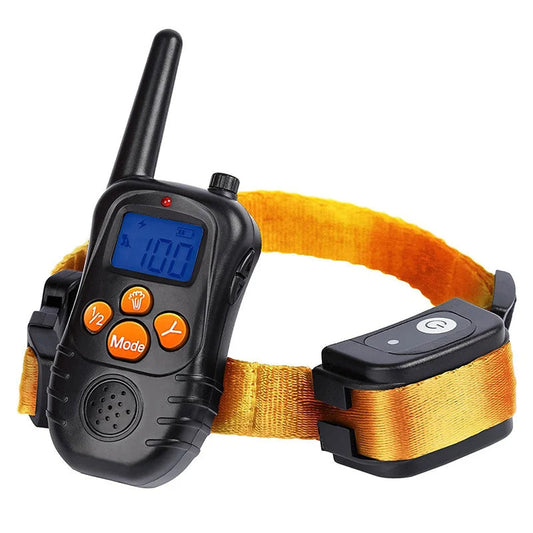 Durable Rechargeable 300m Dog Training Collar with Remote - LifyPet