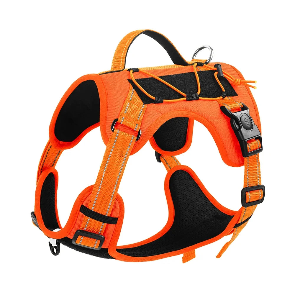 Comfortable Puppy Training Harness with Reflective Padded Vest