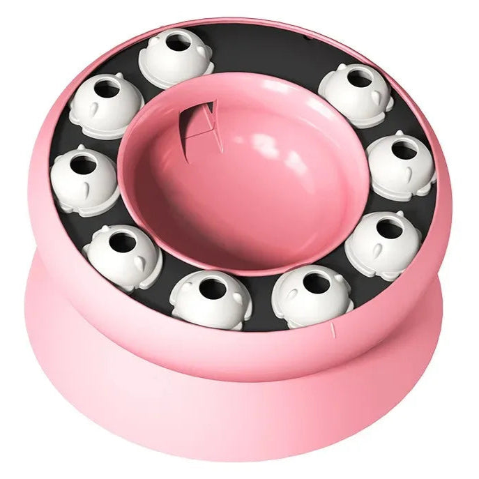 Interactive Cat Food Puzzle Toy for Healthy Weight Management