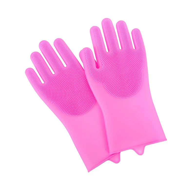 Waterproof Pet Bathing Gloves for Easy Grooming