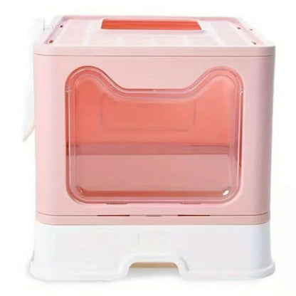 Hidden Cat Litter Box with Odor Control & Cleaning Tools