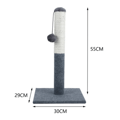 Fun Kitty Scratcher with Dangling Toy