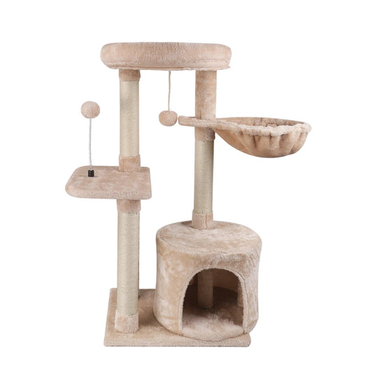 Cozy Cat Tower with Soft Perch, House & Hammock - LifyPet