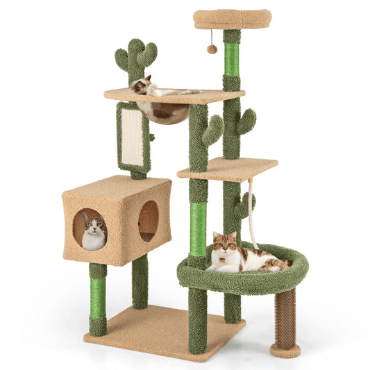 Cozy Cat Tower Condo with Bed & Perches - LifyPet