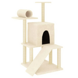 Cozy Cat Tower with Bed, Perches & Scratch Pads