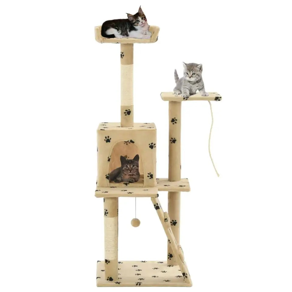 Cozy Cat Tower with Hideaway & Multiple Perches - LifyPet