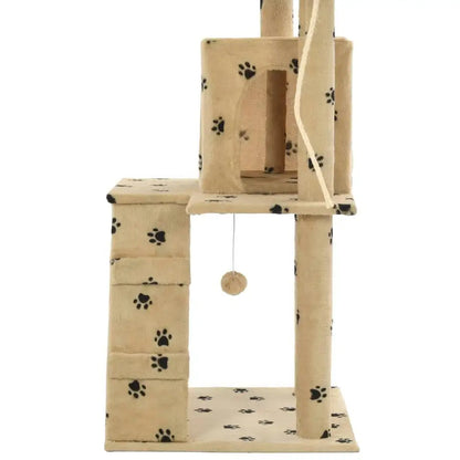 Cozy Cat Tower with Hideaway & Multiple Perches