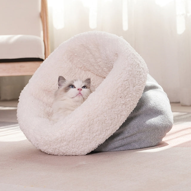 Cozy Plush Kitty Sleeping Bag