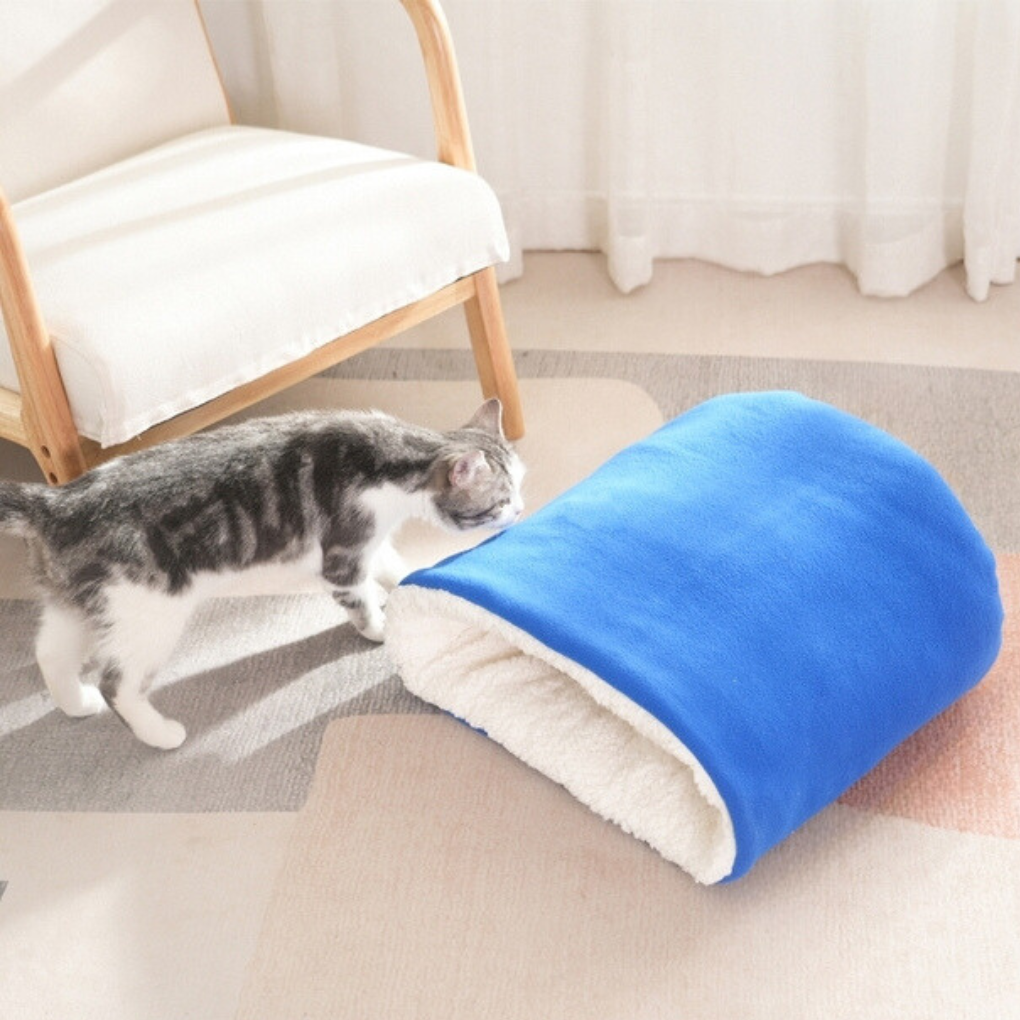 Cozy Plush Kitty Sleeping Bag