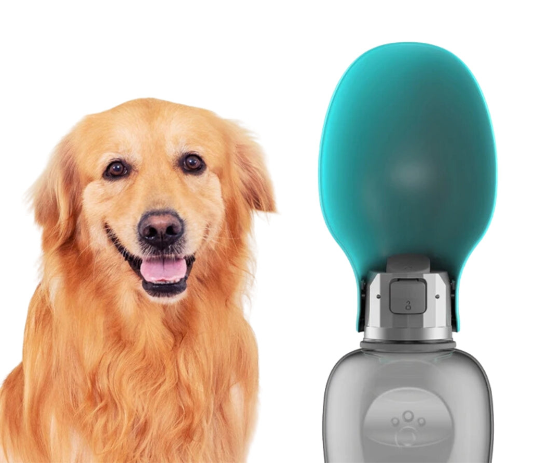 Compact Pet Water Bottle for Spill-Proof Travel